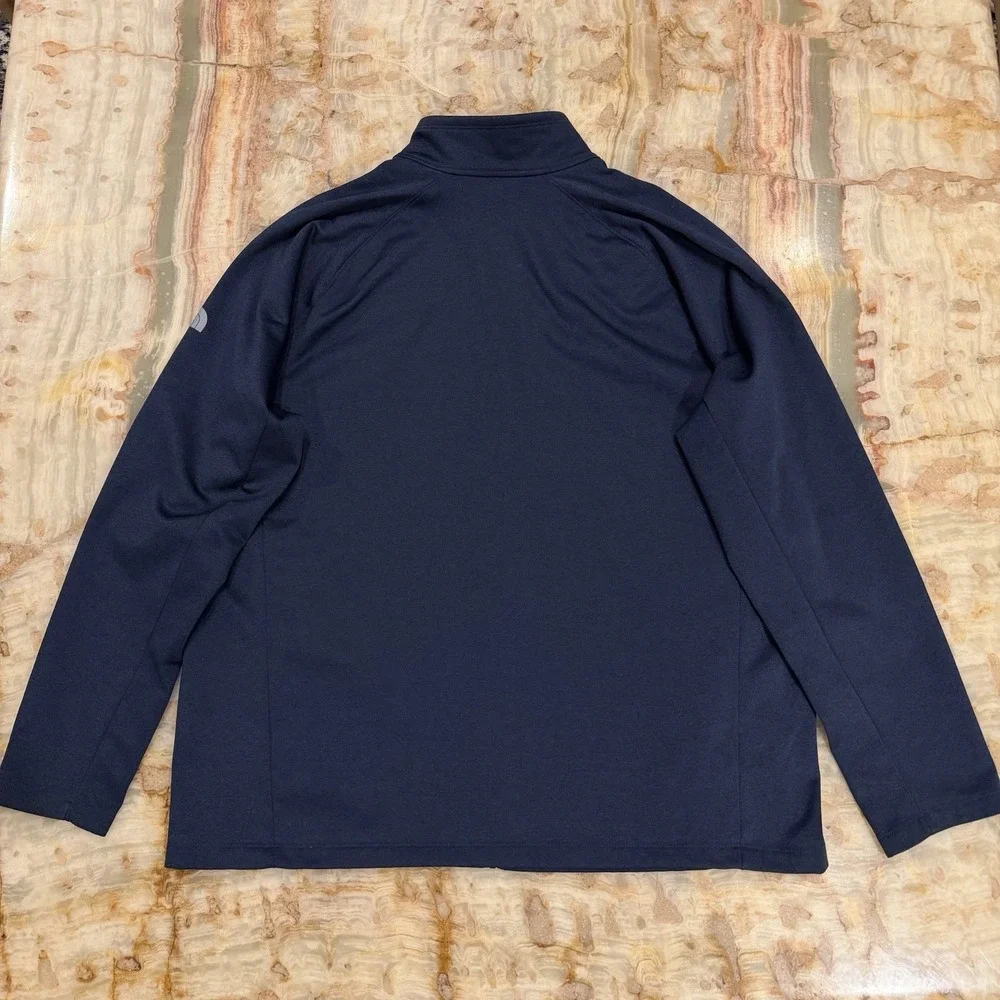 The North Face Apex Soft Shell Jacket Bosch Logo Navy Full Zip Men's LT